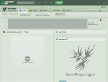 Tablet Screenshot of nuntek.deviantart.com