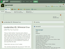 Tablet Screenshot of lagunamajor.deviantart.com