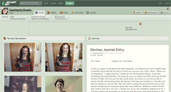 Desktop Screenshot of geektasticshotie.deviantart.com