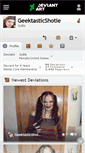 Mobile Screenshot of geektasticshotie.deviantart.com