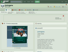 Tablet Screenshot of juniorgama.deviantart.com