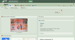 Desktop Screenshot of dapers.deviantart.com