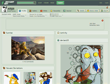 Tablet Screenshot of killj0i.deviantart.com