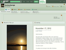 Tablet Screenshot of monkeysponge.deviantart.com