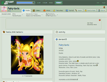 Tablet Screenshot of fairy-lovix.deviantart.com