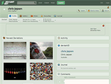 Tablet Screenshot of chris-jepsen.deviantart.com