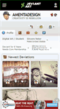 Mobile Screenshot of amentadesign.deviantart.com