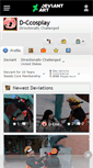 Mobile Screenshot of d-ccosplay.deviantart.com