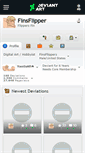 Mobile Screenshot of finsflipper.deviantart.com