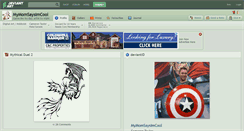 Desktop Screenshot of mymomsaysimcool.deviantart.com