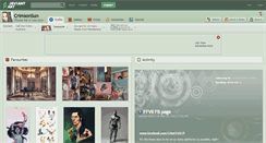 Desktop Screenshot of crimsonsun.deviantart.com