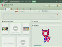Tablet Screenshot of jessiesheram.deviantart.com