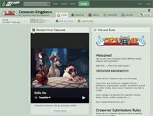 Tablet Screenshot of crossover-kingdom.deviantart.com
