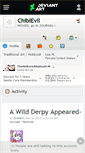 Mobile Screenshot of chibievil.deviantart.com