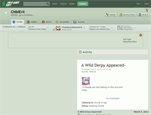 Tablet Screenshot of chibievil.deviantart.com