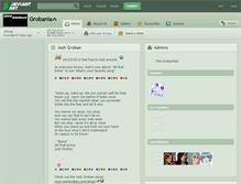 Tablet Screenshot of grobania.deviantart.com