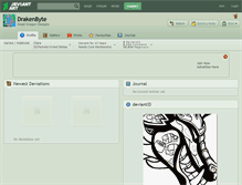 Tablet Screenshot of drakenbyte.deviantart.com