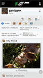 Mobile Screenshot of gamigeek.deviantart.com