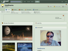 Tablet Screenshot of headtrauma.deviantart.com