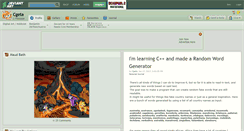 Desktop Screenshot of cgeta.deviantart.com