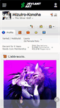 Mobile Screenshot of mizuiro-konoha.deviantart.com