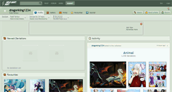 Desktop Screenshot of dragonking1234.deviantart.com