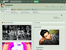Tablet Screenshot of frankhilton.deviantart.com