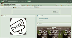 Desktop Screenshot of neoncoloredpencils.deviantart.com