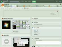 Tablet Screenshot of kolle86.deviantart.com