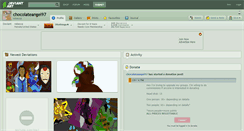 Desktop Screenshot of chocolateangel97.deviantart.com