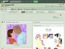 Tablet Screenshot of cittykat17597.deviantart.com