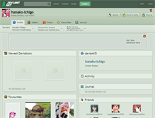 Tablet Screenshot of hanako-ichigo.deviantart.com