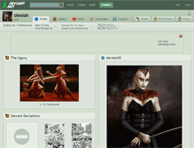 Tablet Screenshot of oleolah.deviantart.com
