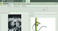 Desktop Screenshot of monkeyfrog.deviantart.com