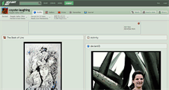 Desktop Screenshot of coyote-laughing.deviantart.com