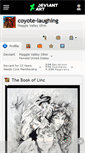 Mobile Screenshot of coyote-laughing.deviantart.com