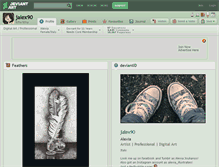 Tablet Screenshot of jalex90.deviantart.com