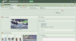 Desktop Screenshot of ambermint.deviantart.com