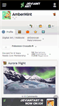 Mobile Screenshot of ambermint.deviantart.com