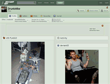 Tablet Screenshot of drunkmike.deviantart.com