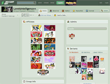 Tablet Screenshot of loveisintelligence.deviantart.com