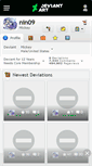 Mobile Screenshot of nin09.deviantart.com