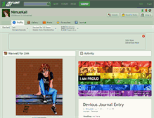 Tablet Screenshot of nimuekali.deviantart.com