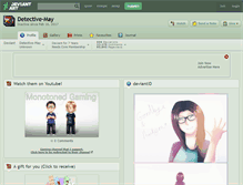 Tablet Screenshot of detective-may.deviantart.com
