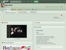 Tablet Screenshot of interwined.deviantart.com