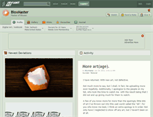 Tablet Screenshot of bloxmaster.deviantart.com