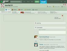 Tablet Screenshot of ana-kat101.deviantart.com