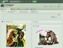 Tablet Screenshot of celticmagician.deviantart.com