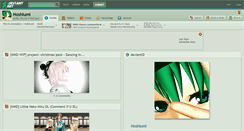 Desktop Screenshot of hoshiumi.deviantart.com
