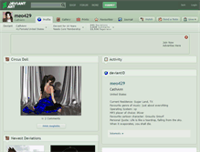 Tablet Screenshot of meo429.deviantart.com